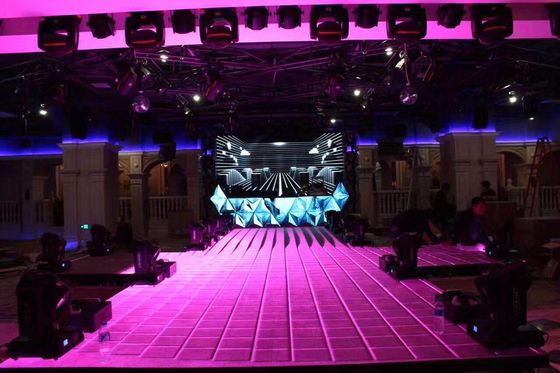 P6.25 شاشة LED للأرضيات 4500mcd عالية السطوع لوحات أرضية الرقص LED مع مصنع شنتشن الحاملة 1000 كجم
