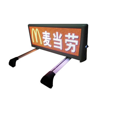 لوحة إعلانات متنقلة ثنائية الجانب LED خارجية IP65 مقاومة للماء P3.33 960mm * 320mm Wifi Control