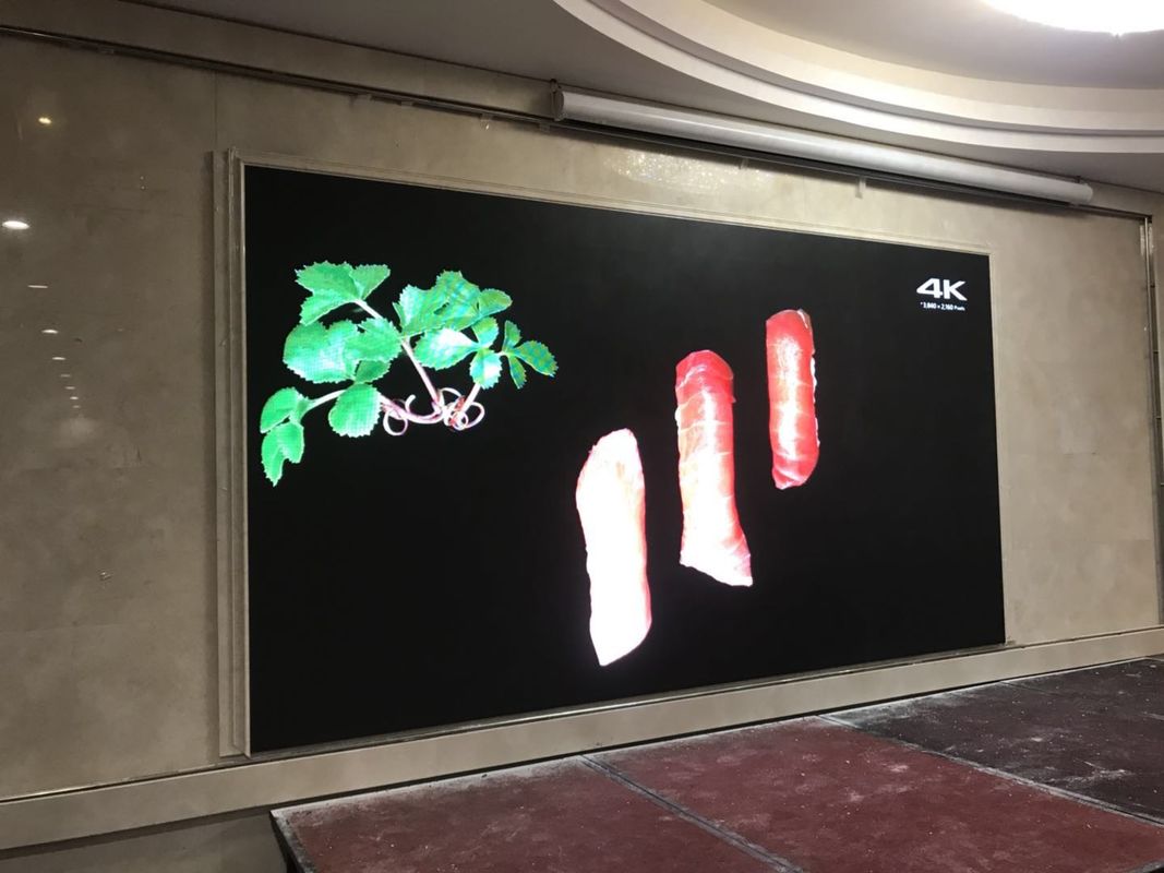 شاشة حائط فيديو عالية الدقة IP33 4k 1536 * 832 عالية الأداء LED Wall Board Shenzhen Factory